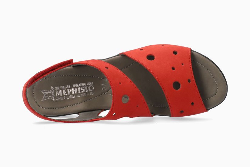MEPHISTO PHIBY PERF-SCARLET POUR FEMME