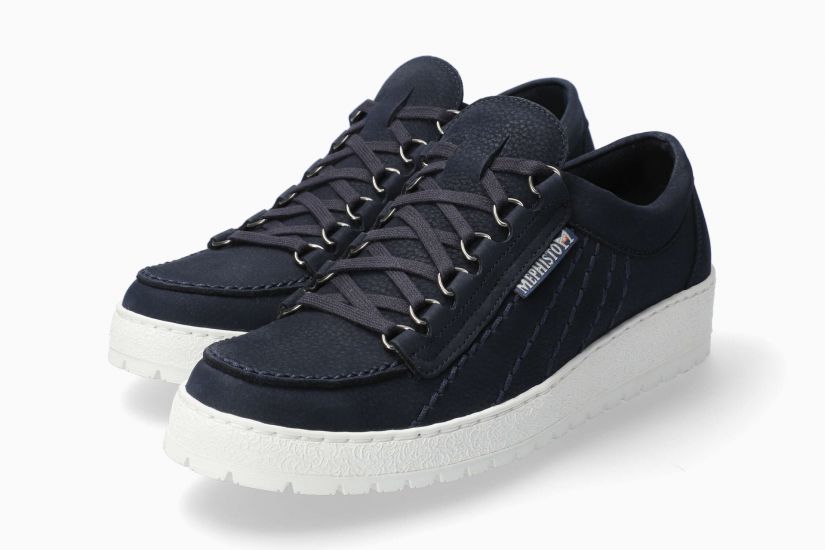 MEPHISTO HOMME ARC-EN-CIEL - BLEU MARINE